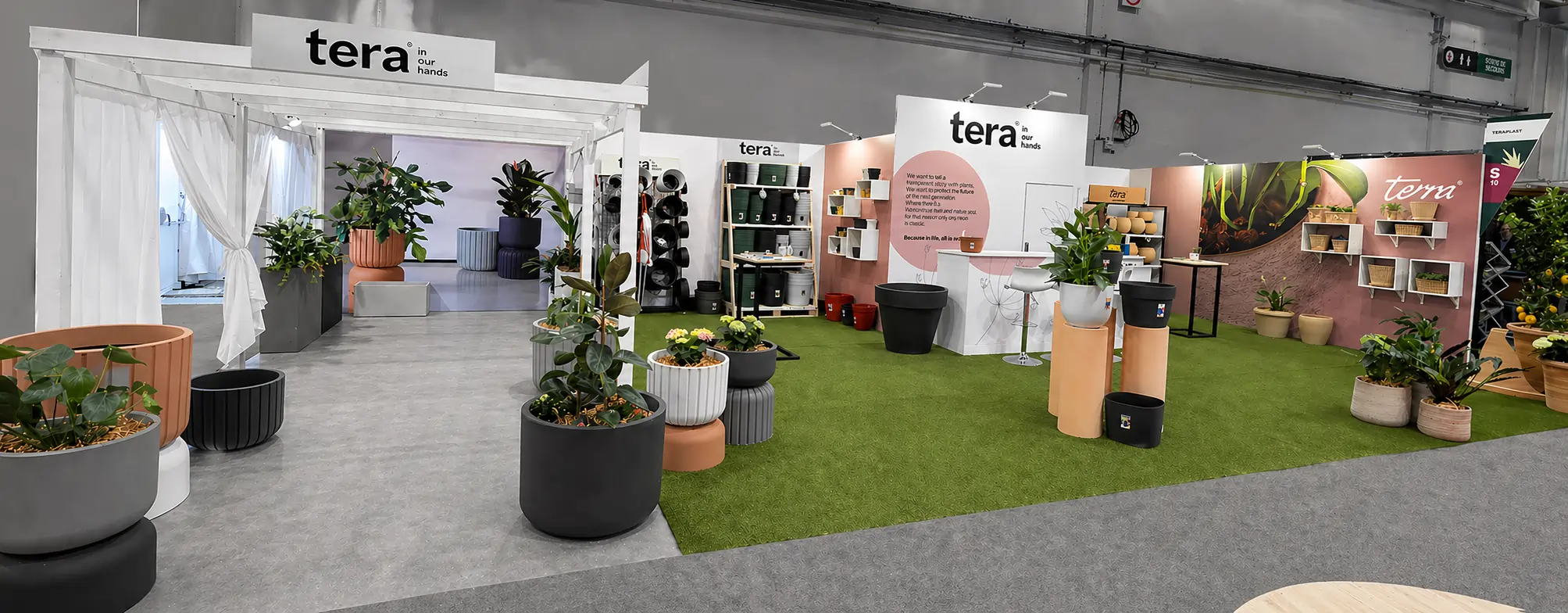 Vue générale du stand Teraplast